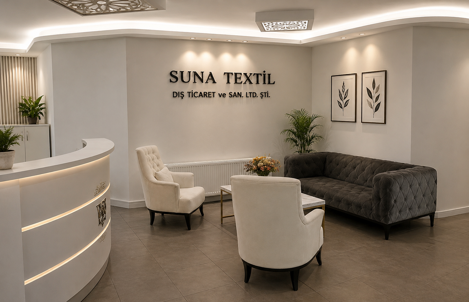 Suna Tekstil reception and production house